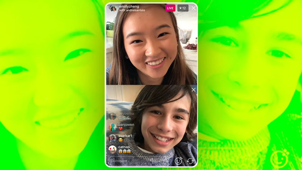 Now Request to join a friend’s Instagram Live Video stream