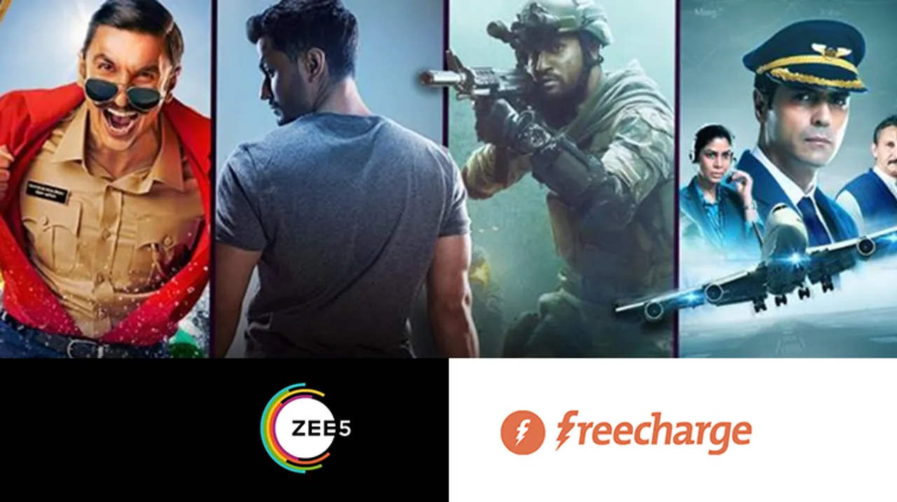 ZEE5 partners with Freecharge to simplify subscriptions