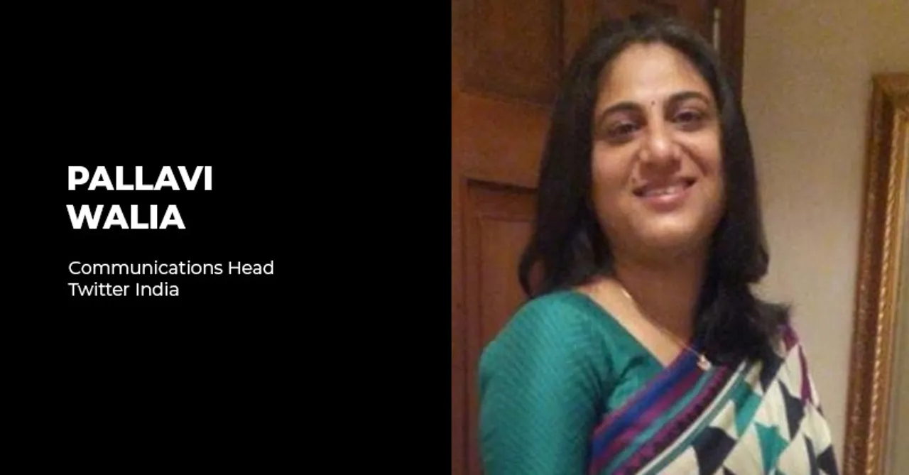 Twitter India appoints Pallavi Walia as Head of Communications