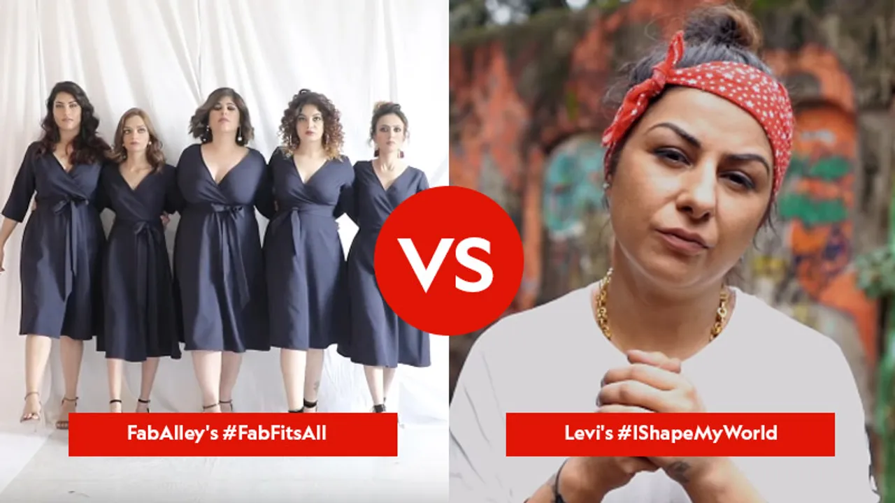 Campaign Face Off: Levi's #IShapeMyWorld v/s FabAlley's #FabFitsAll