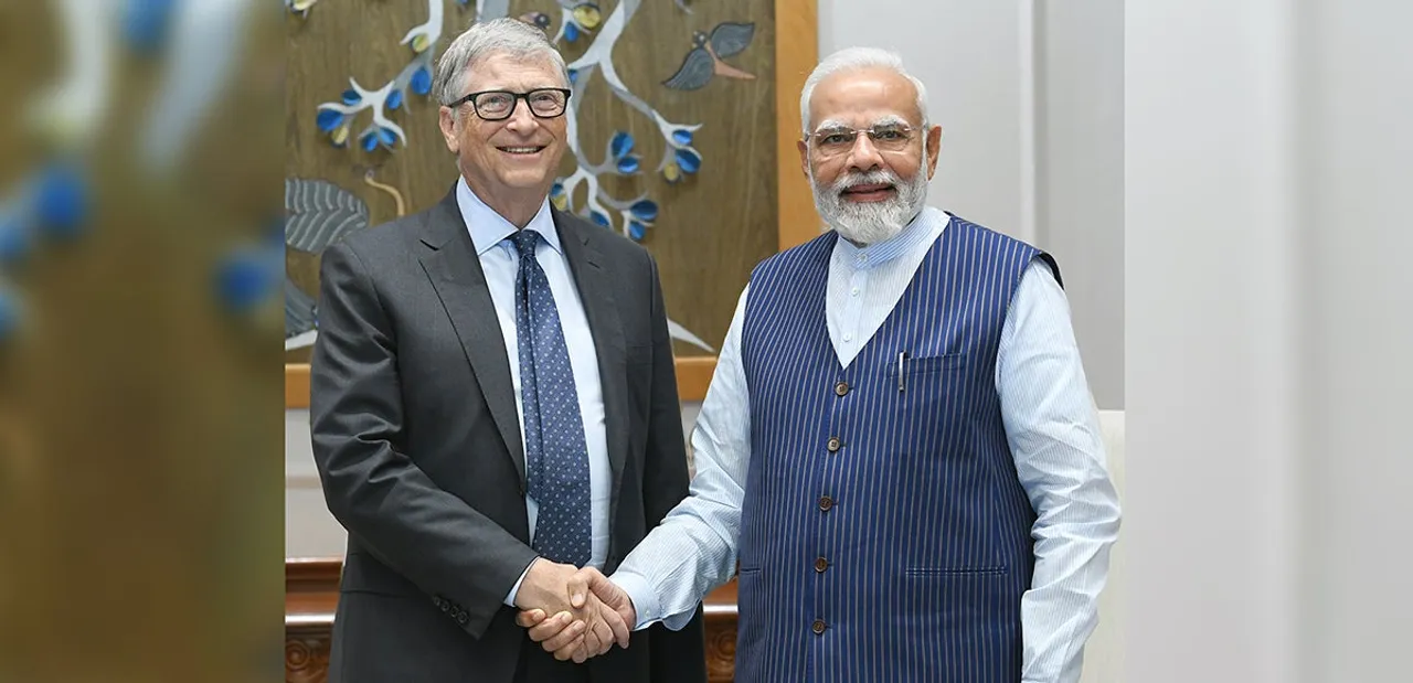 MODI WITH BILL GATES 