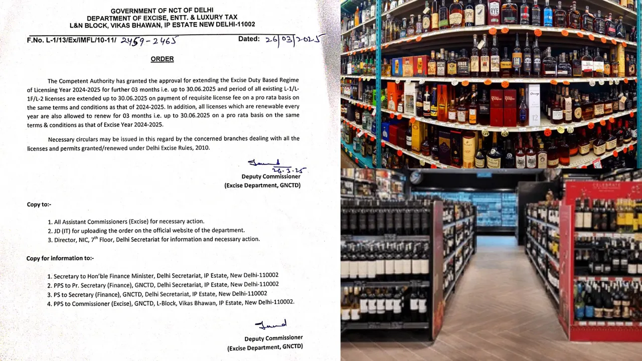 Delhi govt extends the excise policy till June 2025