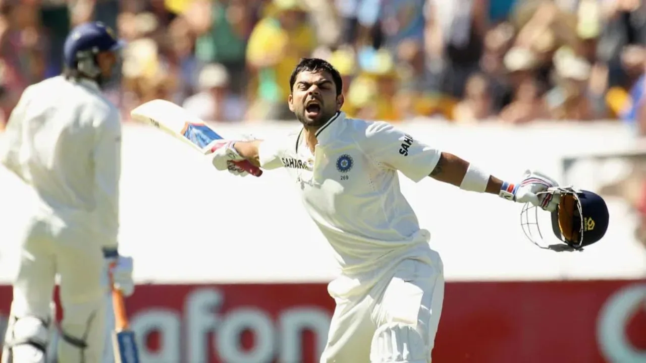 Virat Kohli century Adelaide 2012