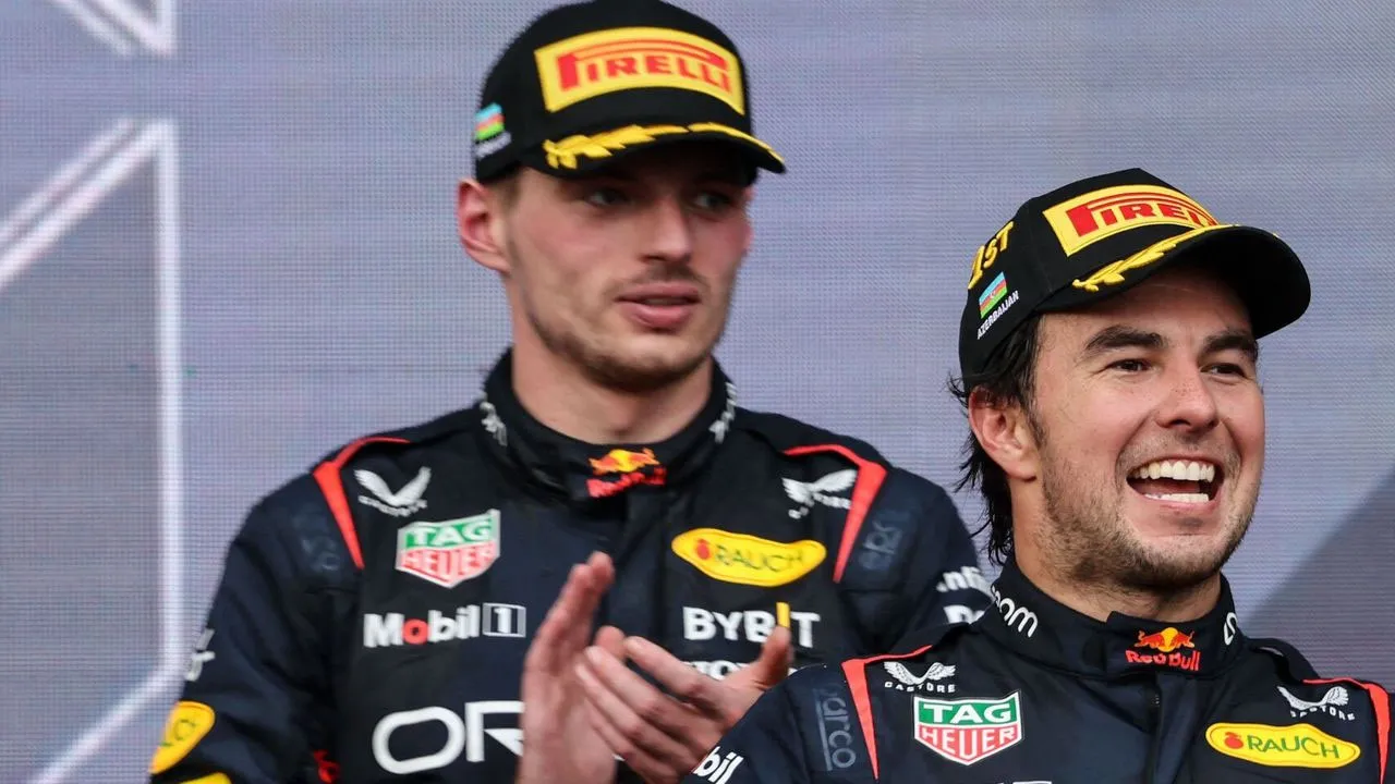Max Verstappen and Sergio Perez