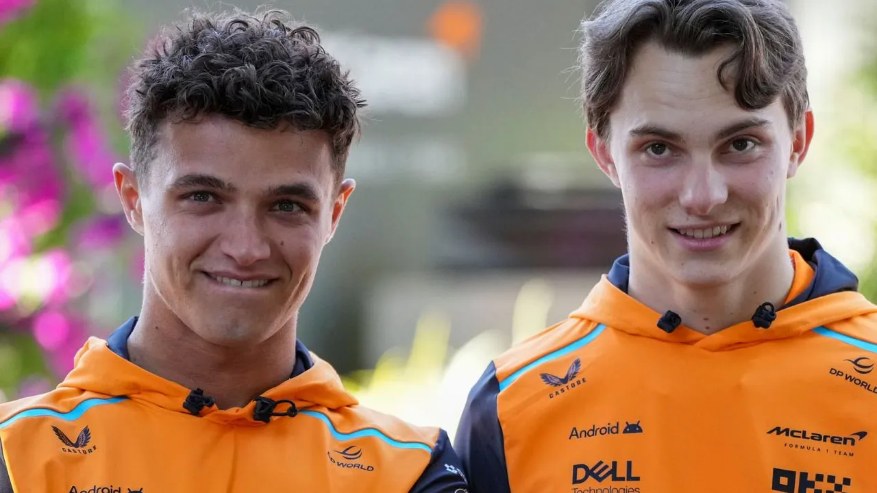 Oscar Piastri and Lando Norris