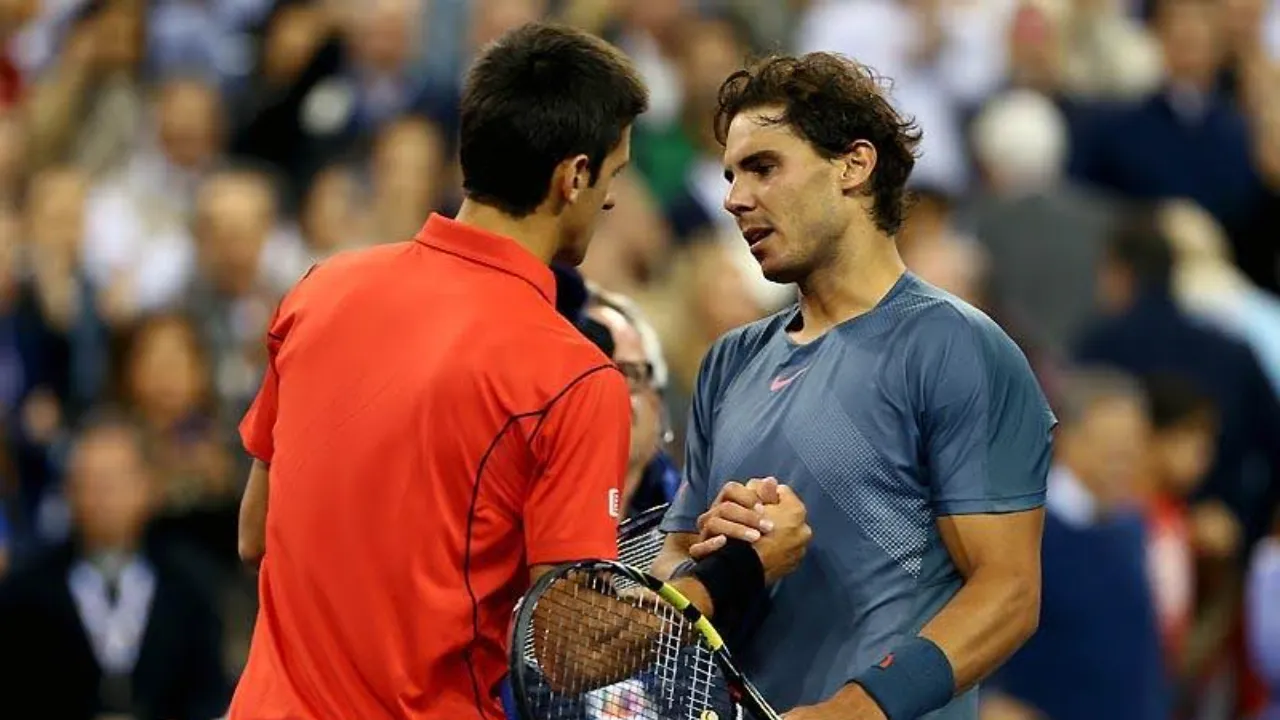 Novak Djokovic vs. Rafael Nadal (Source: Twitter)