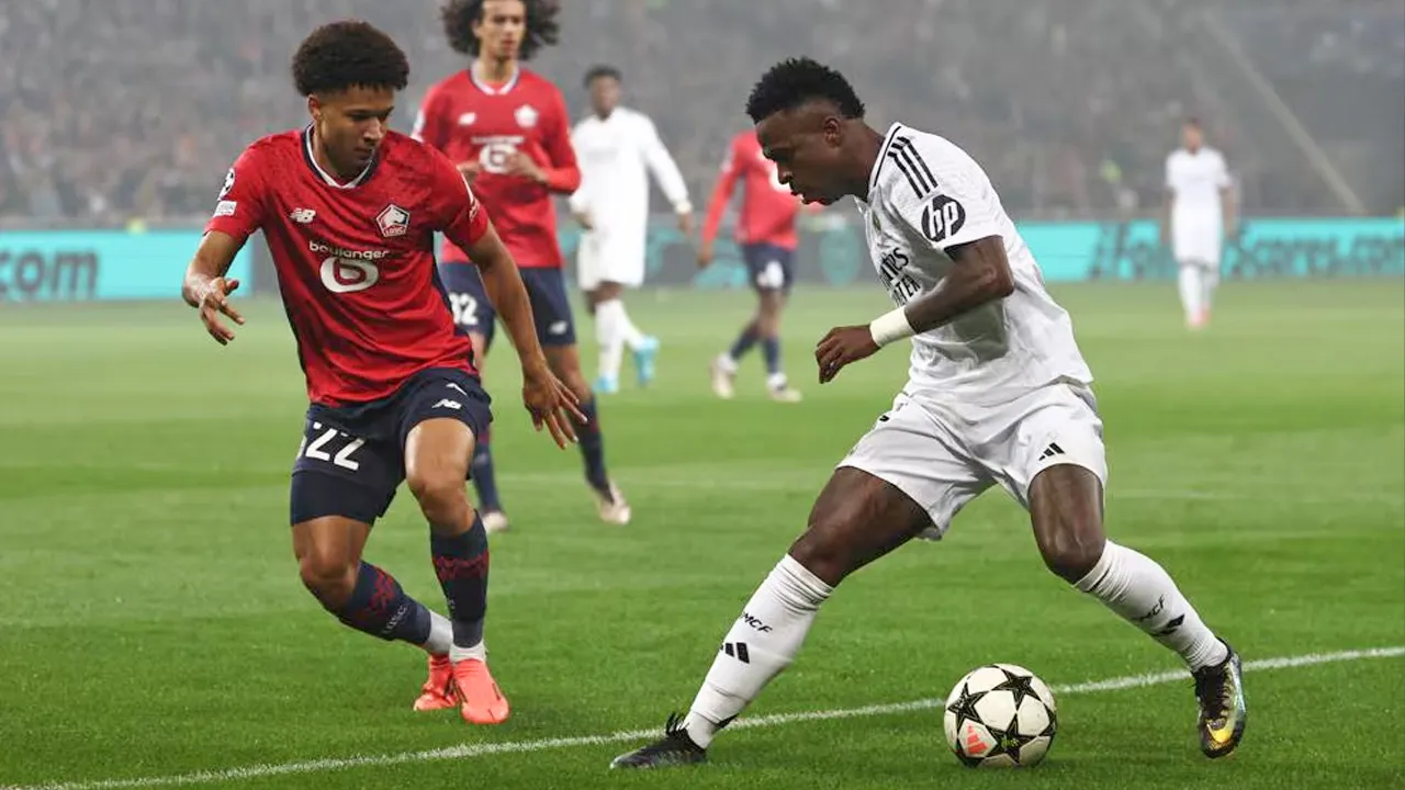Lille vs Real Madrid UCL 2024-25 LIVE Updates, Scores, News and Free Commentary | Early chance for Vinicius and Lille | LIL 0-0 RMA  - sportzpoint.com