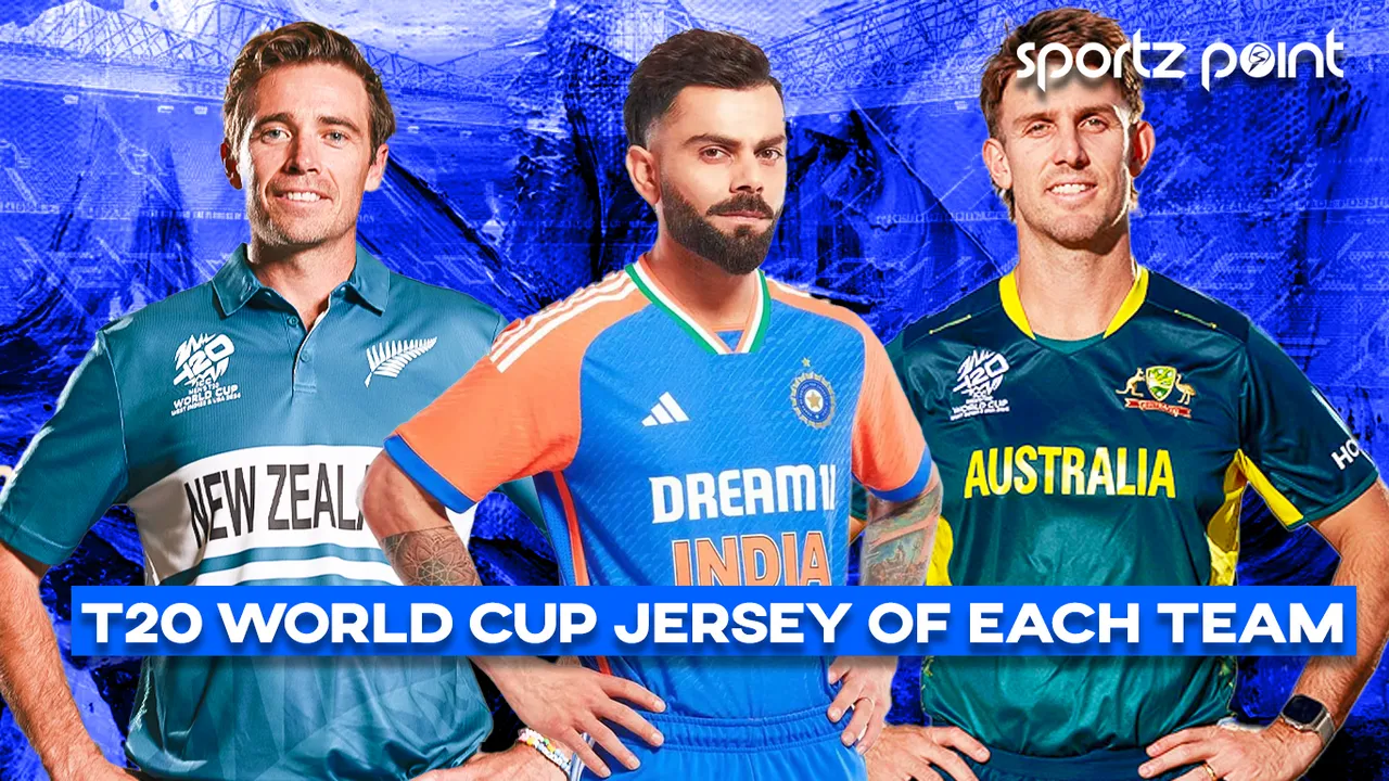 Every jersey of T20 World Cup 2024 team - sportzpoint.com