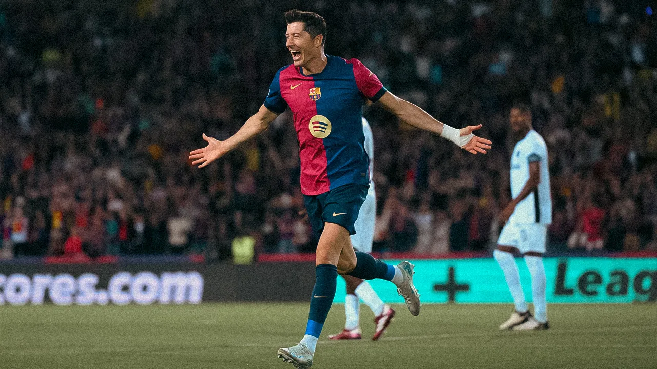 FC Barcelona vs Young Boys UEFA Champions League 2024-25 Highlights | Barcelona thrash Young Boys by 5-0 as Lewandowski goes near the 100-mark in UCL- sportzpoint.com