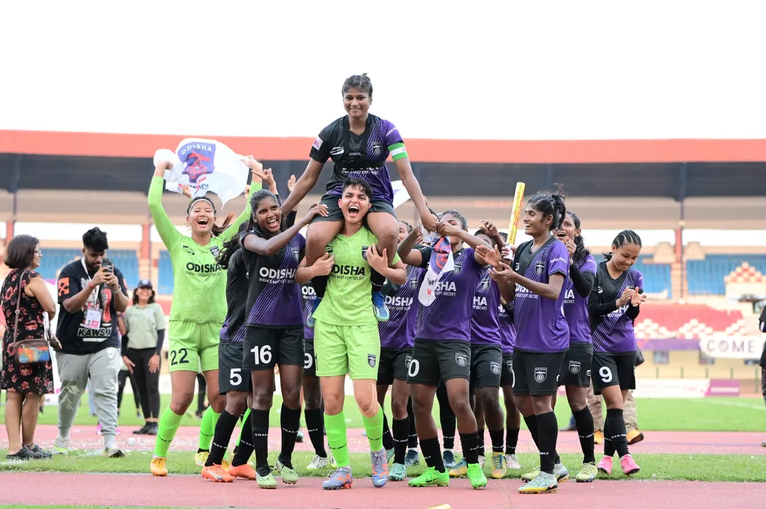 Indumathi Kathiresan, Shilky Devi, and Shreya Hooda won the IWL 2023-24 best midfielder, defender and goalkeeper awards respectively. Meanwhile, Fazila Ikwaput with 13 goals in the season won the best striker award.