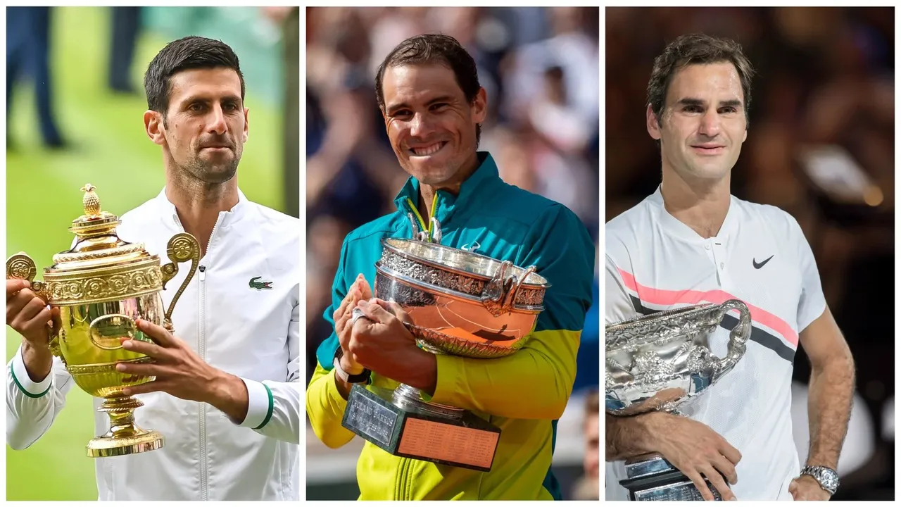 Djokovic vs Nadal vs Federer: Tennis Title Battle | Sportz Point