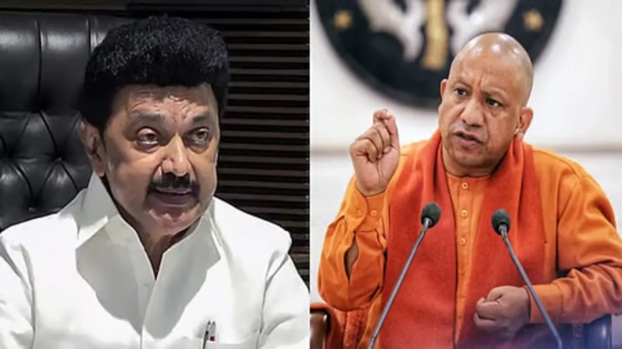 yogi adityanath vs mk stalin