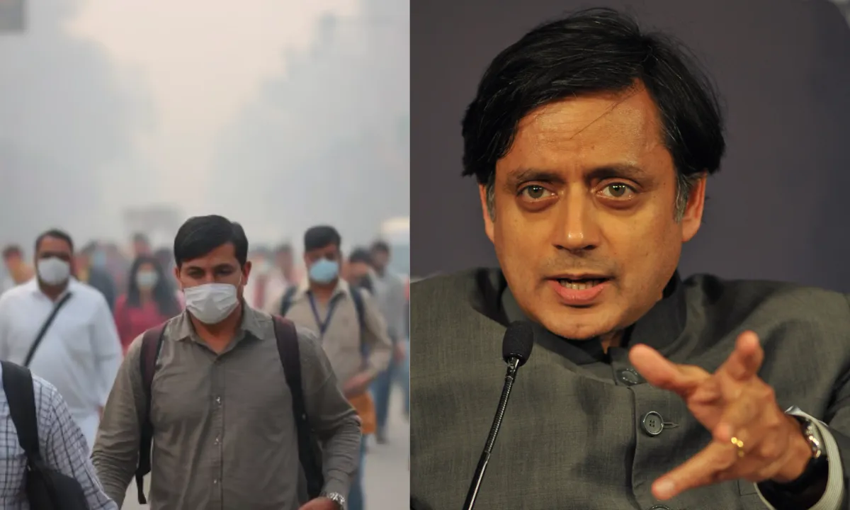  Shashi Tharoor slams govt over Delhi's AQI, asks: "is it even fit to be the nation's capital?"