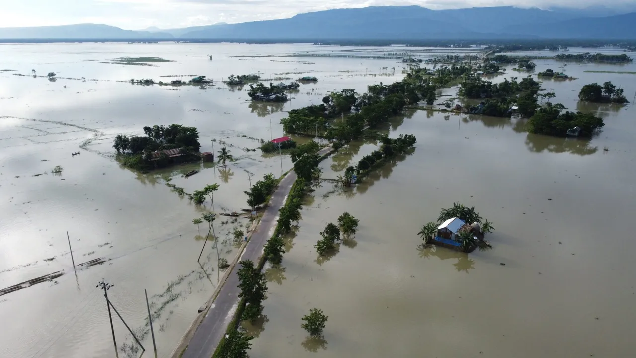  Floods across north-east India and Bangladesh every year is a part of Chinese Water warfare