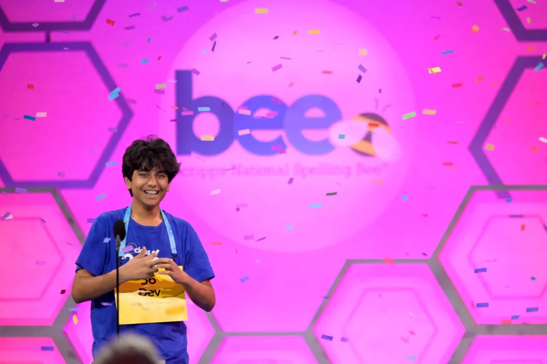  14-year-old Indian-American kid Dev Shah wins US National Spelling Bee with the word 'psammophile'