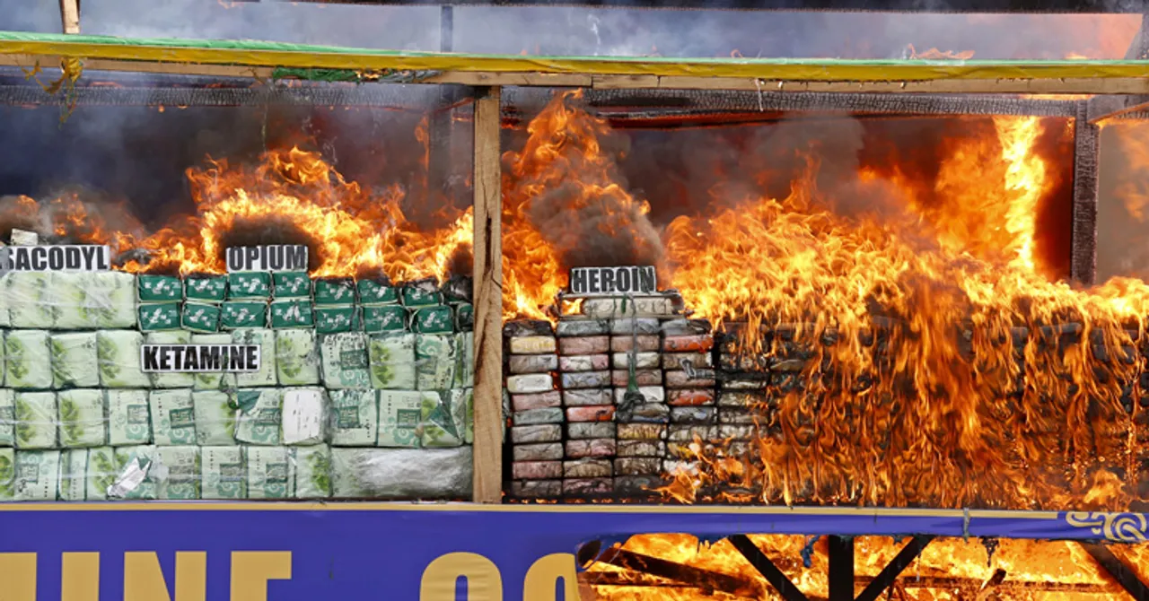  Over 1.4 lakh kilograms of drugs worth Rs 2,416 crore to be set on fire