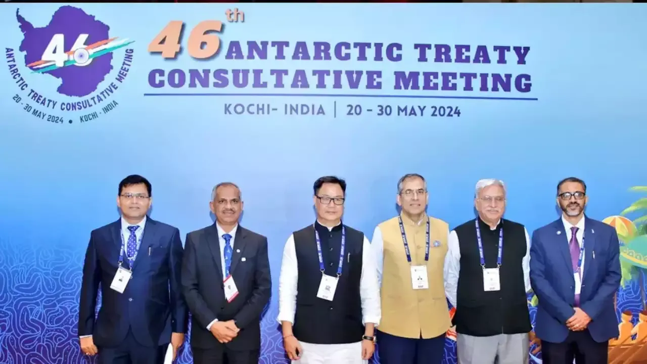  India calls for global cooperation on Antarctica protection at 46th ATCM in Kochi