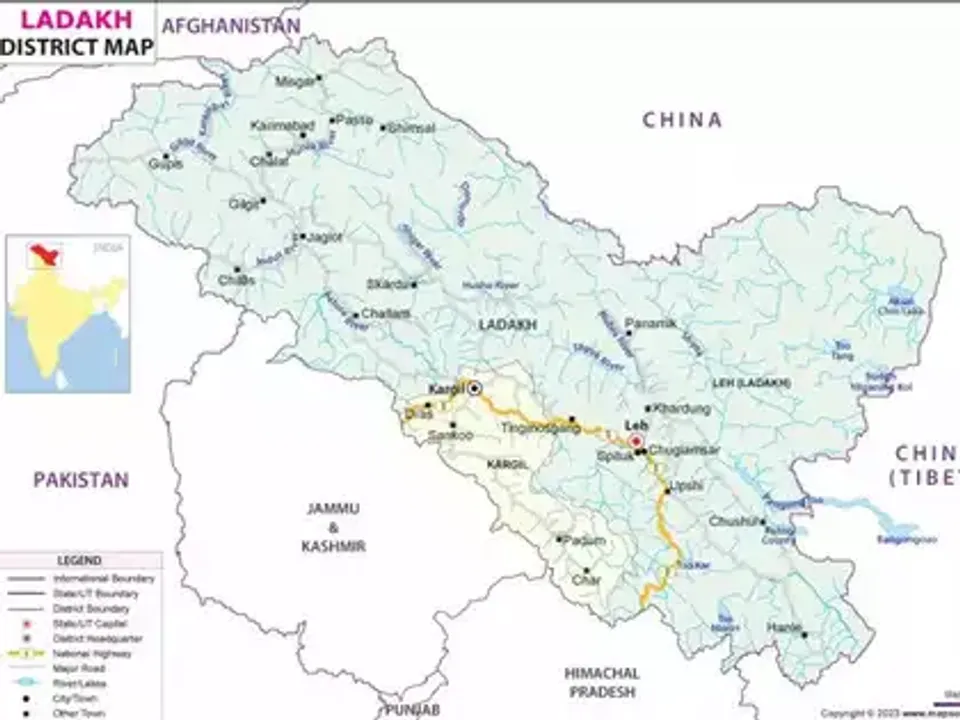  Amit Shah announces addition of 5 new districts in Ladakh