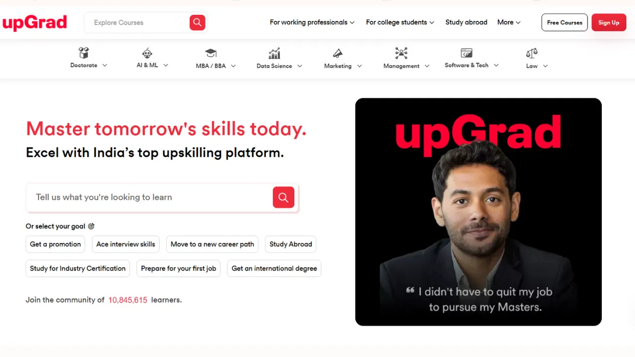 Best EdTech Startups in India for 2025 - upGrad