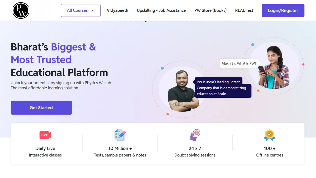 Best EdTech Startups in India for 2025 - Physics Wallah