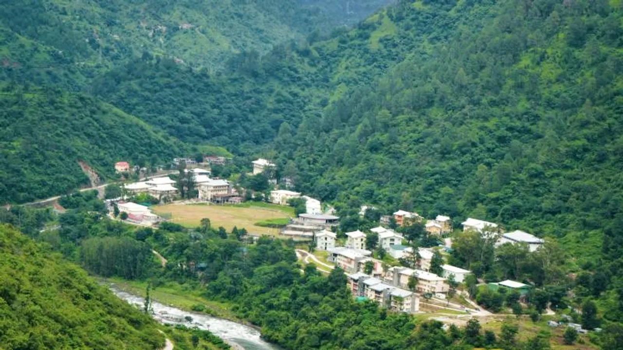 Elevated view of IIT Mandi