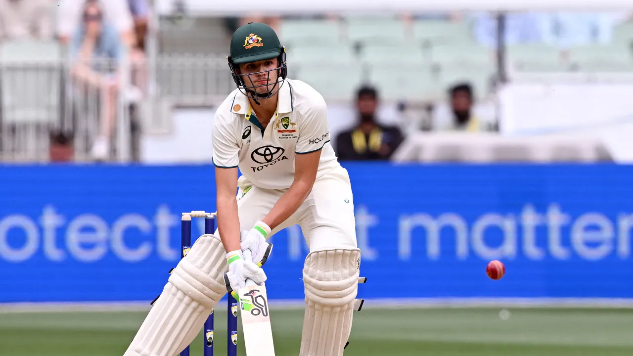  Sam Konstas in action Photograph: (AFP) 