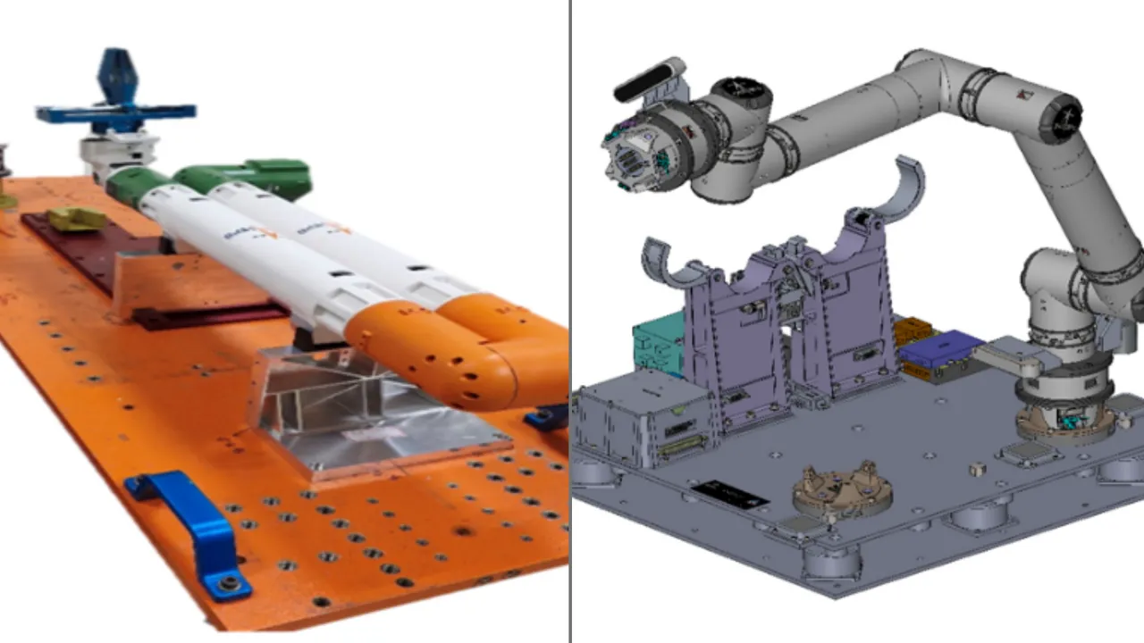  ISRO to test robotic arms Photograph: (ISRO) 