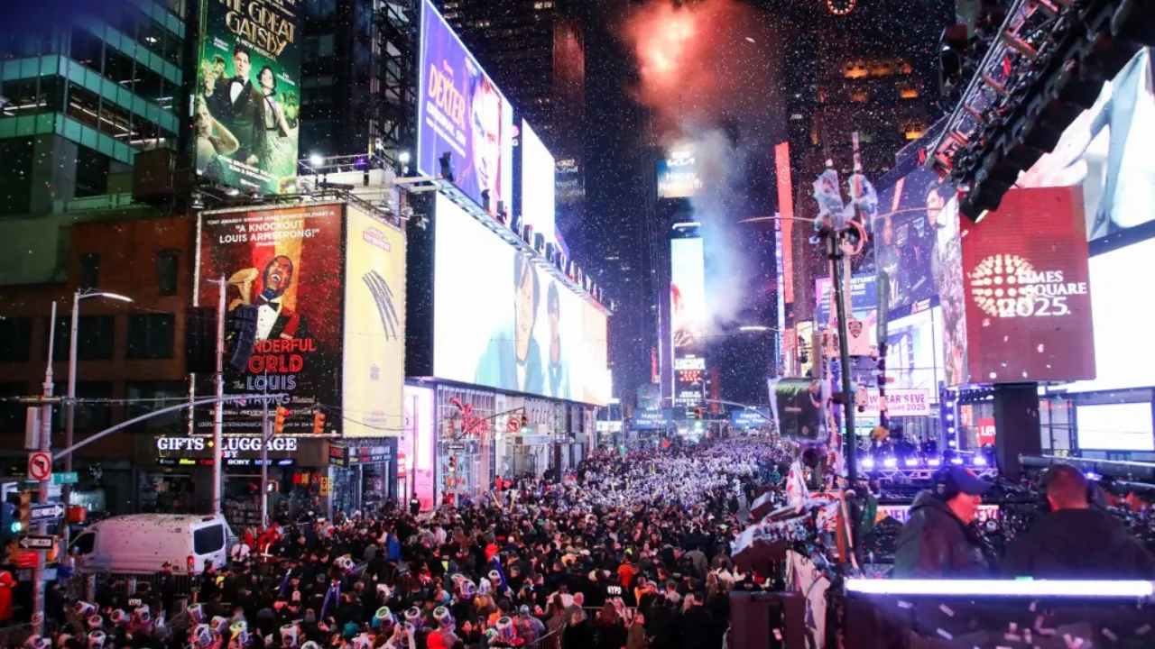 As it happened New Year 2025 Celebrations New York City