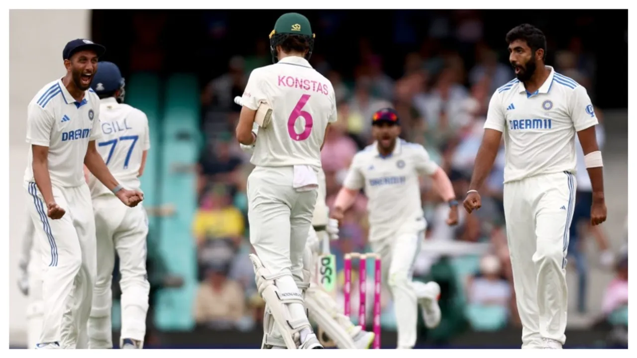 Bumrah stares down Konstas as duo involved in heated exchange on Day 1 of SCG Test Watch