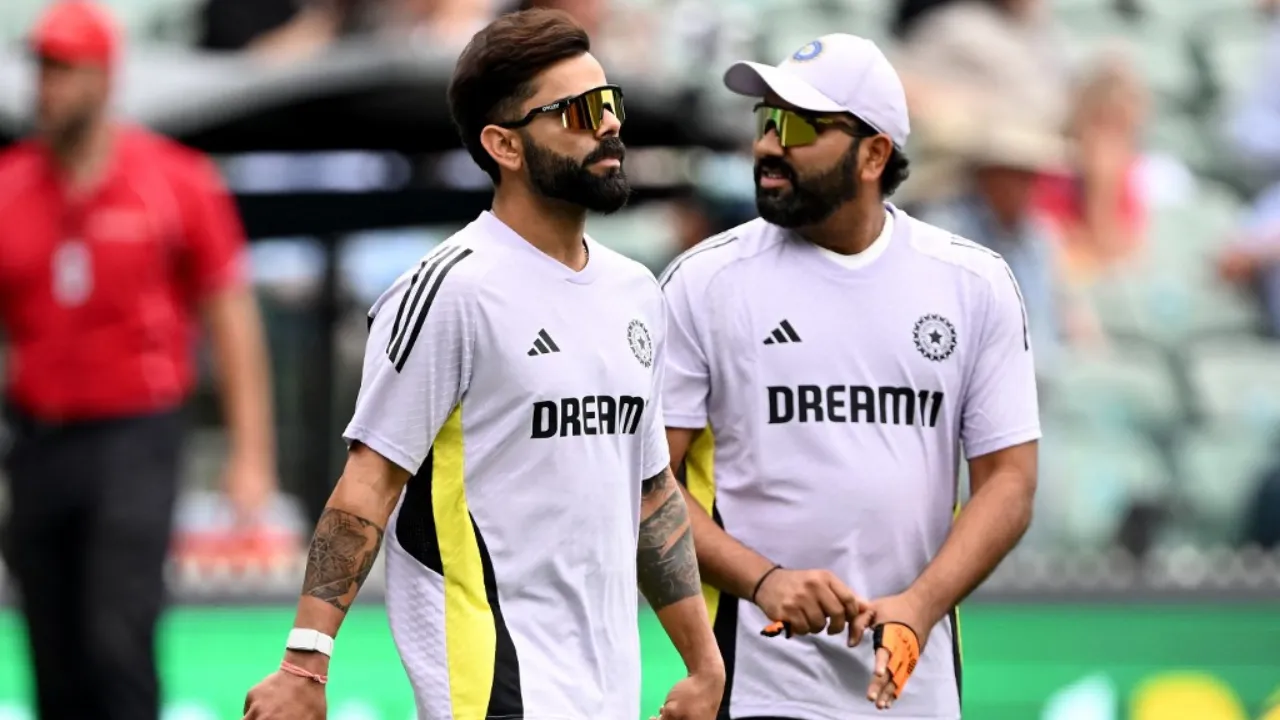  Virat Kohli and Rohit Sharma took part in Ranji Trophy after nearly a decade.  Photograph: (AFP) 