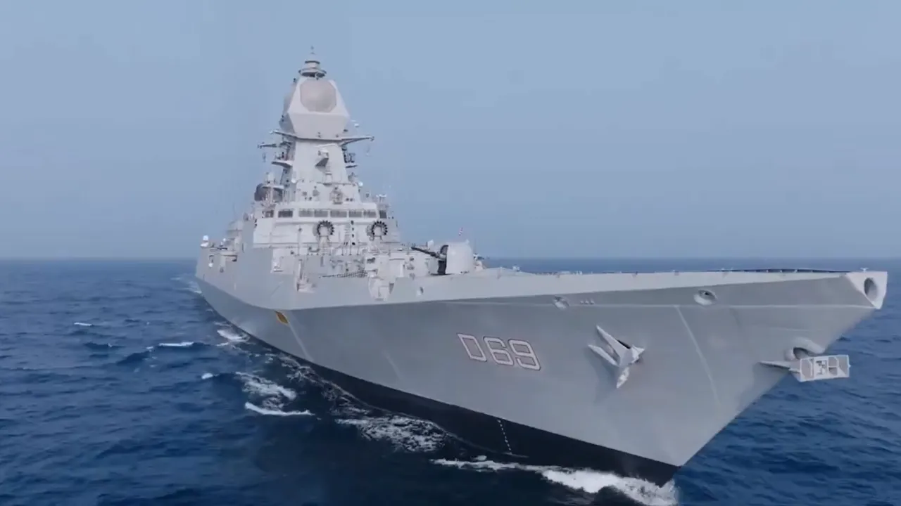  A file picture of INS Surat, India'n Navy's guided-missile destroyer Photograph: (IndiannavyMedia/X) 