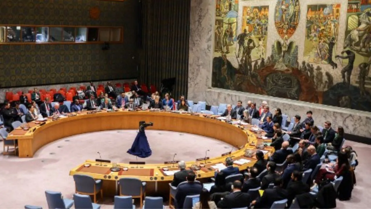  File Photo: The United Nations Security Council meeting Photograph: (AFP) 