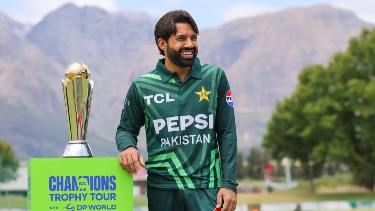  Champions Trophy 2025: Mohammad Rizwan to lead Pakistan's 15-man squad; Fakhar Zaman returns Photograph: (AFP) 