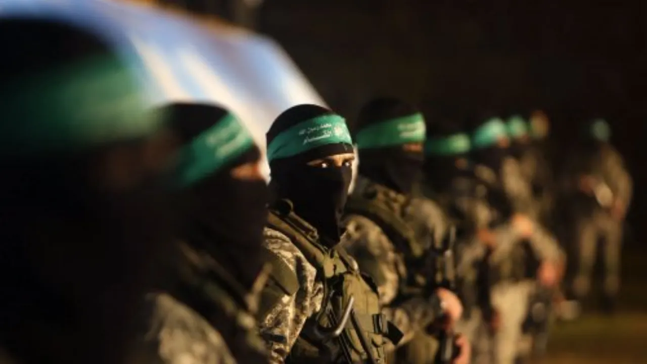  File photo of Hamas activists in Gaza Strip Photograph: (AFP) 