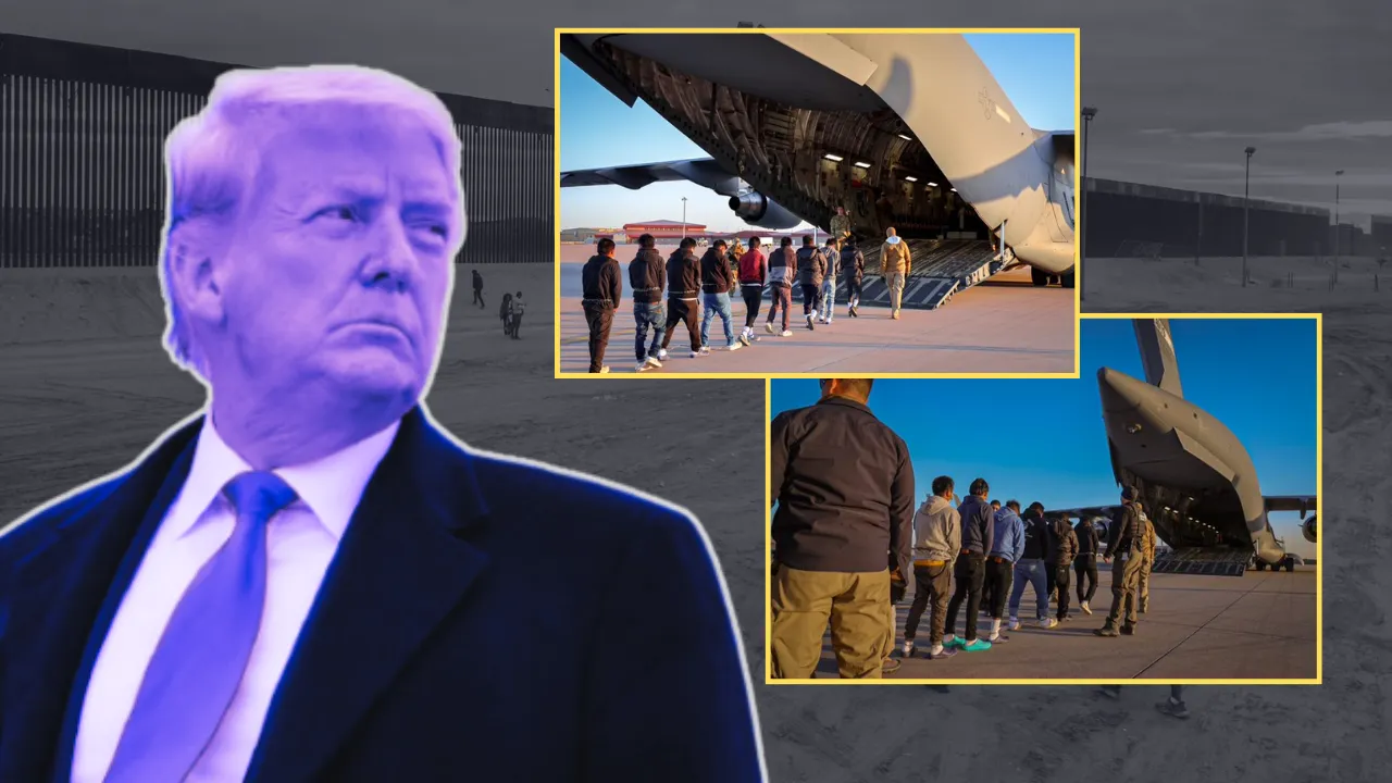  'Message to world': White House shares pictures of deportation flights after Trump administration arrests 500 illegal immigrants Photograph: (X) 