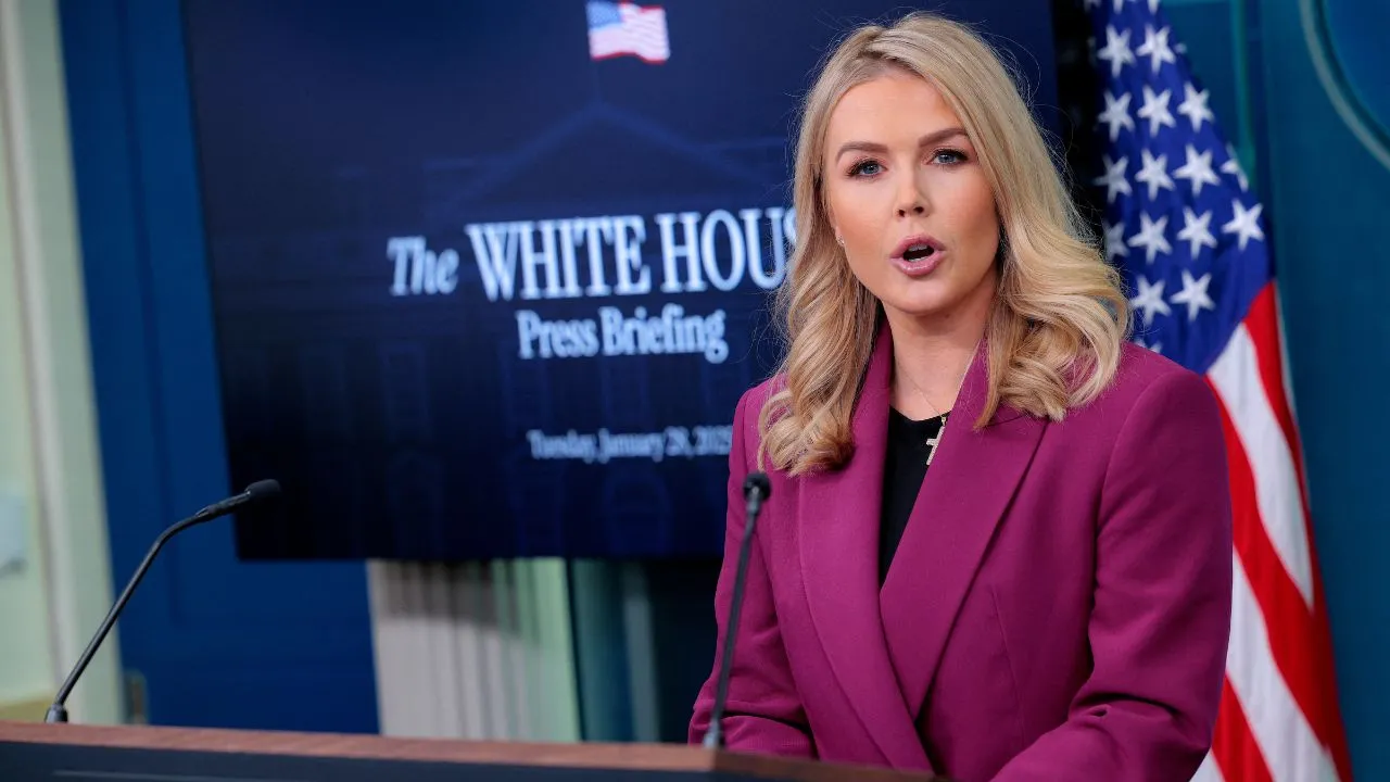  White House Press Secretary Karoline Leavitt. Photograph: (AFP) 