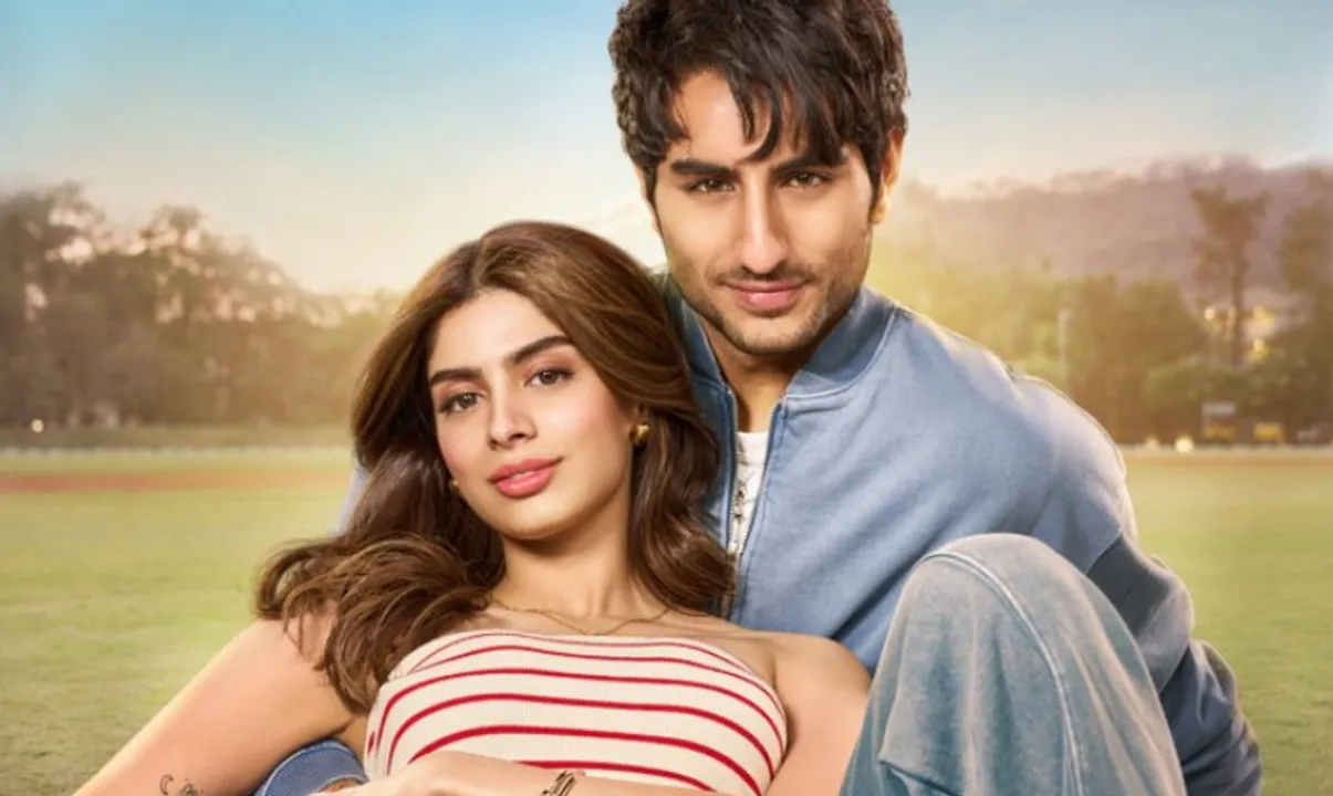  Poster of Ibrahim Ali Khan and Khushi Kapoor's film Nadaaniyan Photograph: (X@Netflix) 