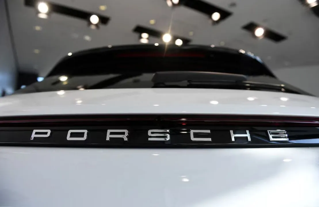  Porsche's earnings per share slashed by a third in 2024  Photograph: (Reuters) 