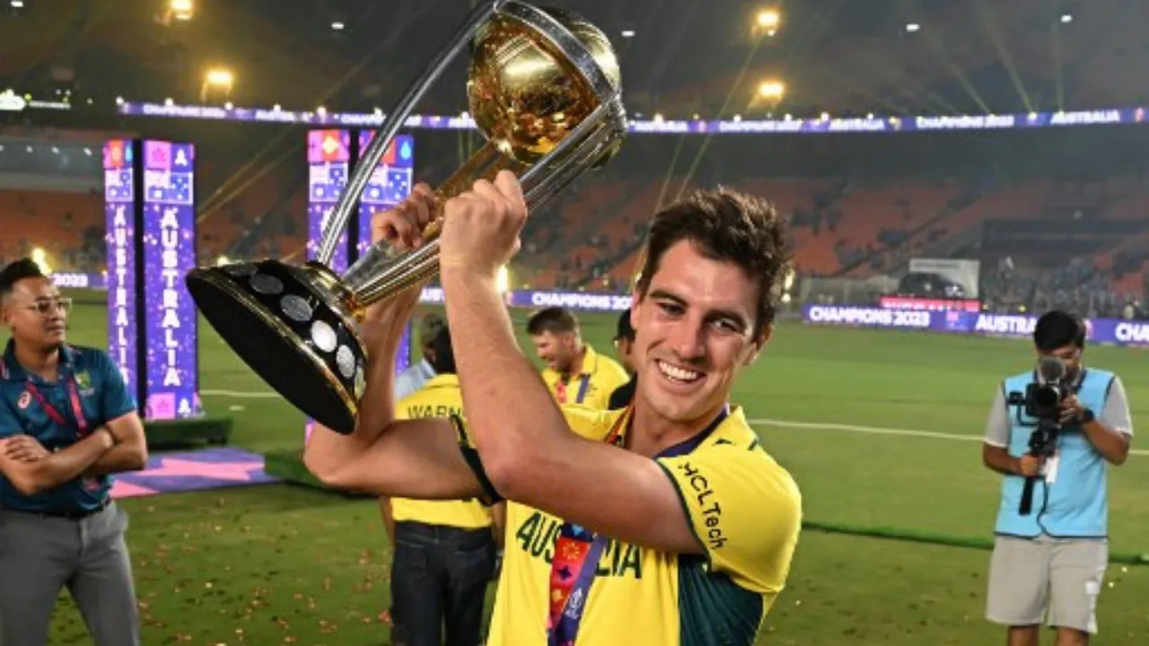  Champions Trophy 2025: Pat Cummins 'heavily unlikely' to feature; Travis Head, Steve Smith in captaincy race Photograph: (AFP) 