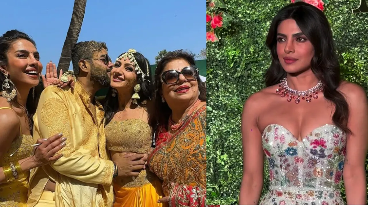  Priyanka Chopra at her brother's pre-wedding festivities Photograph: (X) 