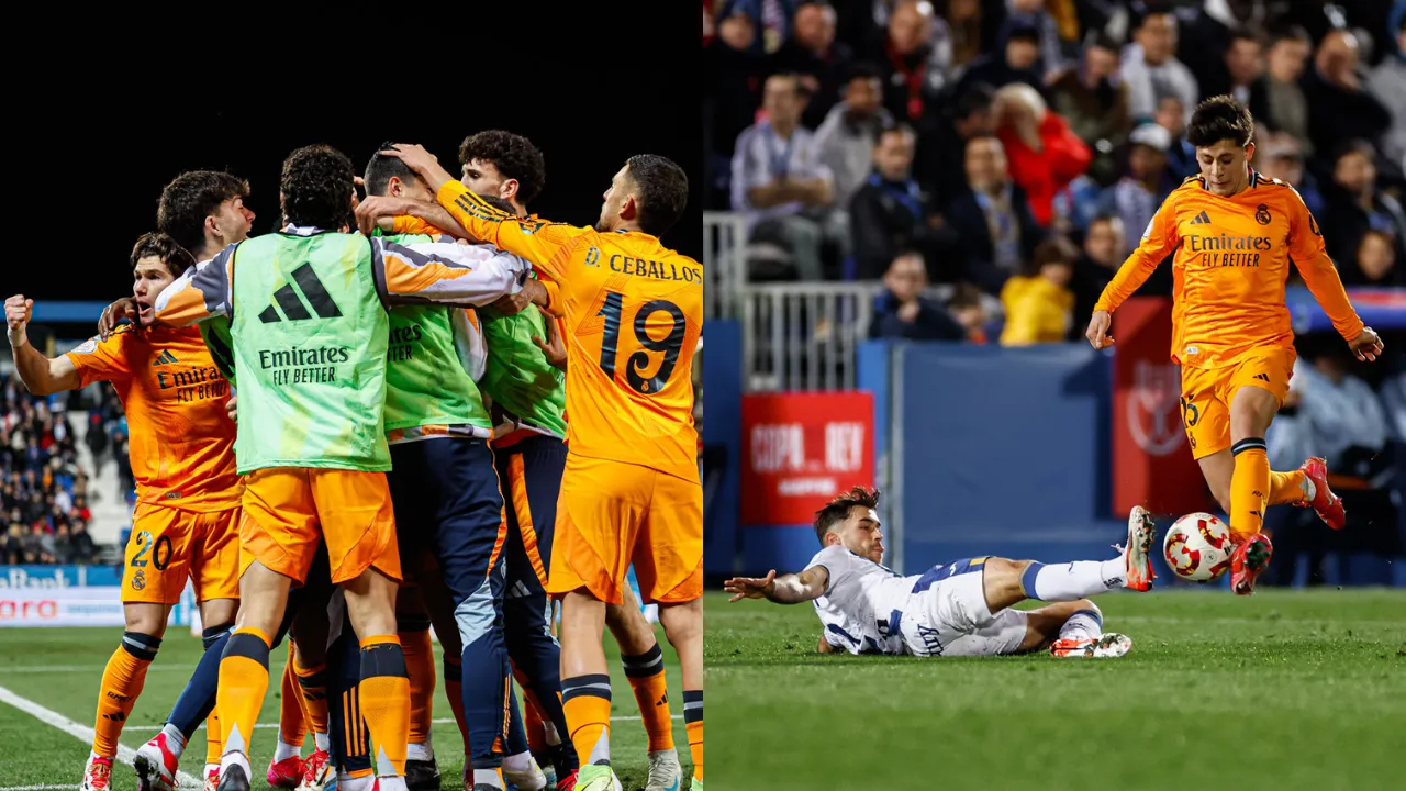  Real Madrid snatch late win in Copa del Rey Photograph: (X/@realmadriden) 