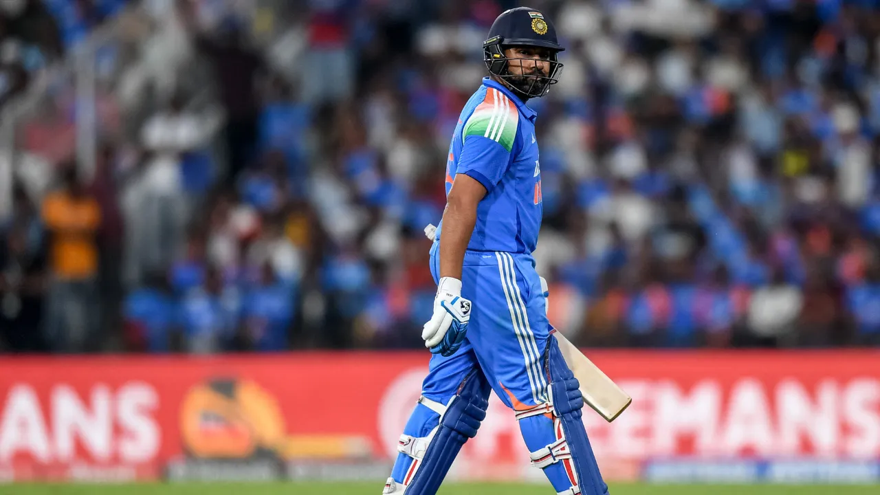  IND vs ENG: Rohit Sharma continues rough run as India skipper falls early in Nagpur ODI Photograph: (AFP) 