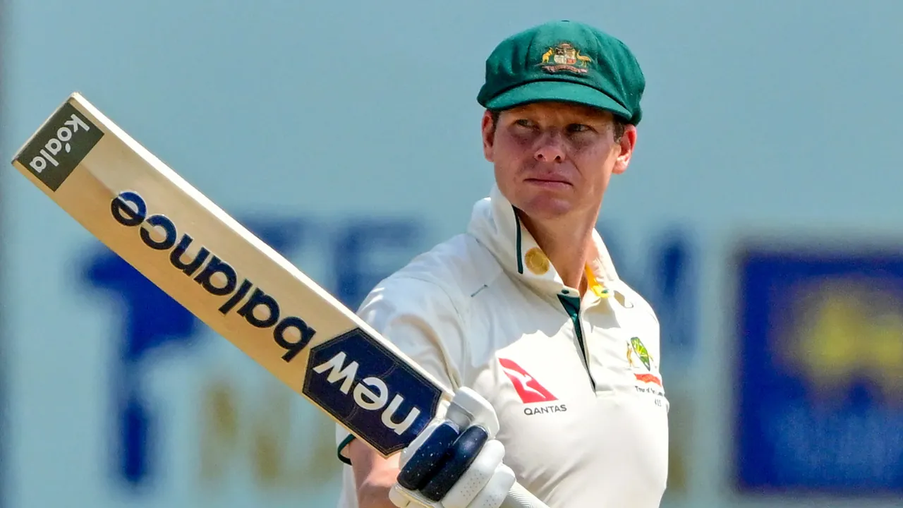  SL vs AUS, Galle Test: Steve Smith equals Joe Root, Rahul Dravid's record for most Test tons Photograph: (AFP) 