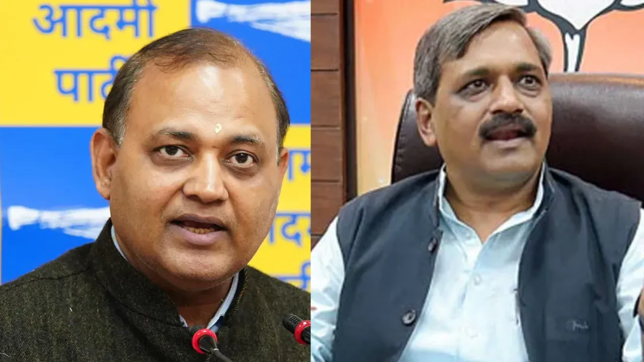  Malviya Nagar Delhi Elections Results 2025: BJP's Satish Upadhyay ahead of AAP's Somnath Bharti Photograph: (PTI) 