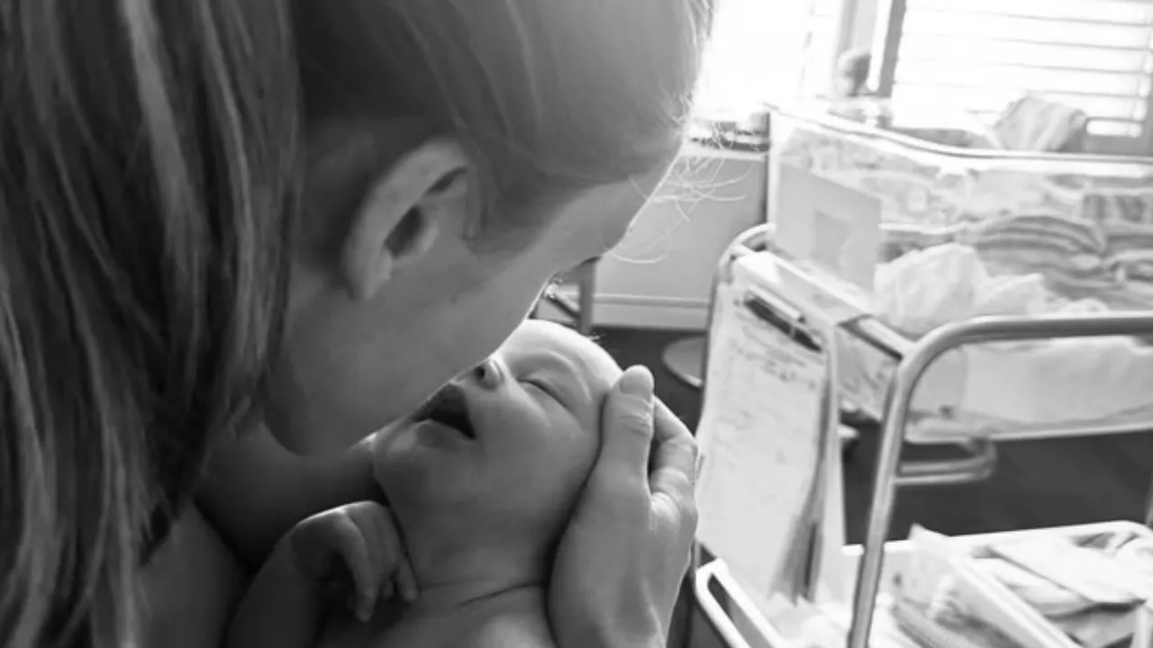  Pat Cummins blessed with a baby girl Photograph: (Instagram (@patcummins30)) 