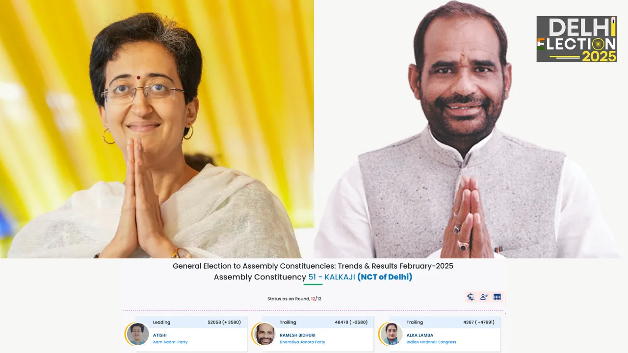  Ramesh Bidhuri, Atishi - Kalkaji 