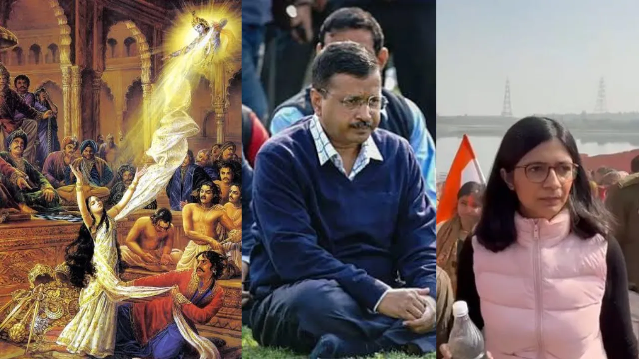  Swati Maliwal's 'Draupadi' post went viral after Kejriwal's defeat in the Delhi elections Photograph: (X: @SwatiJaiHind) 