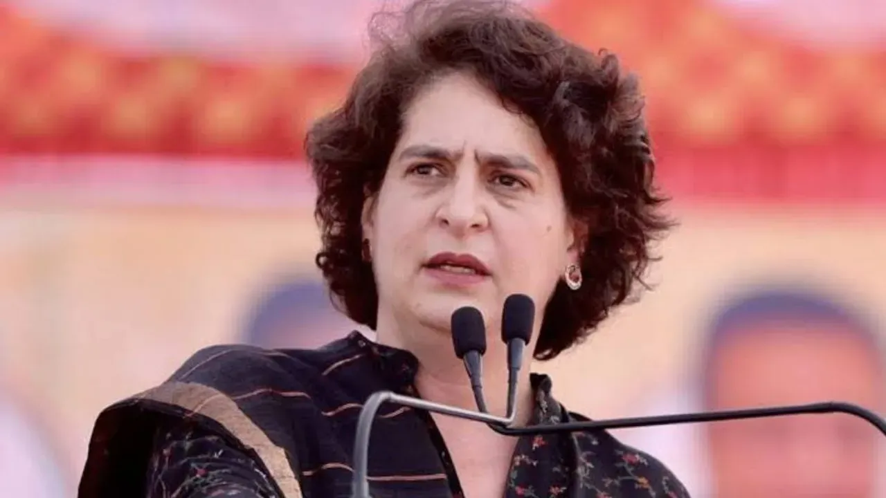  Congress leader Priyanka Gandhi Photograph: (X) 