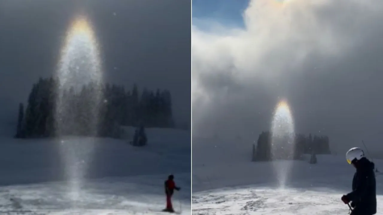  Screengrab from viral video. Photograph: (Instagram/@viralhog) 