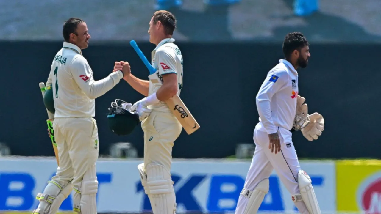  Australia crush Sri Lanka in second Test in Galle to complete series whitewash Photograph: (AFP) 